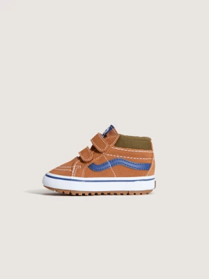 Vans - Buty dla dzieci Sk8-Mid (1-4 lata)unisex, Pomarańczowy, Size:
