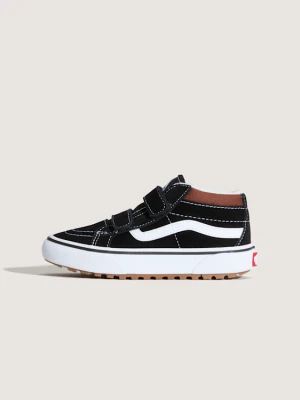 Vans - Buty dla dzieci Sk8-Mid (4-8 lat)unisex, Czarny, Size: