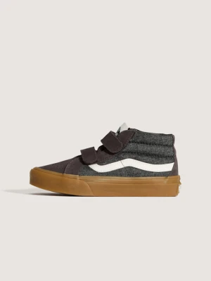 Vans - Buty dla dzieci Sk8-Mid (4-8 lat)unisex, Czarny, Size: