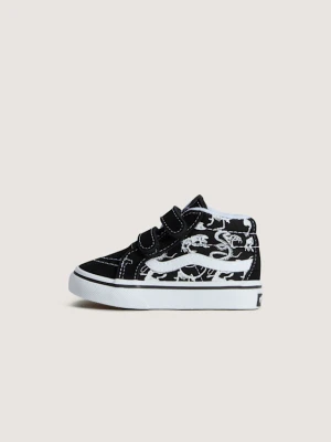 Vans - Buty dla dzieci Sk8-Mid (4-8 lat)unisex, Czarny, Size: