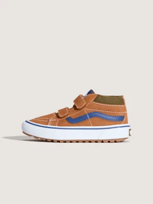 Vans - Buty dla dzieci Sk8-Mid (4-8 lat)unisex, Pomarańczowy, Size: