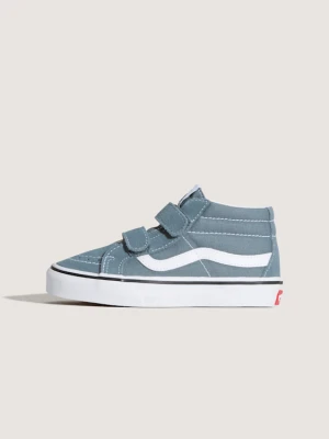 Vans - Buty dla dzieci SK8-Mid (4-8 lat)unisex, Szary, Size: