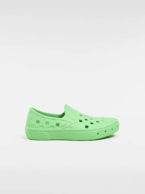 Vans - Buty dla dzieci Slip-On Trk (4-8 lat)unisex, Zielony, Size: