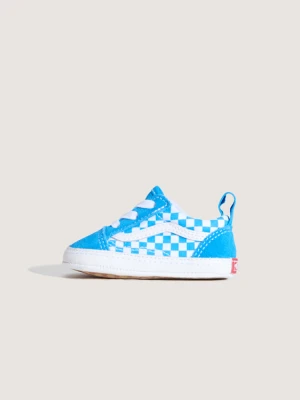 Vans - Buty dla niemowląt Old Skool Crib Checkerboard (0-1 rok)unisex, Niebieski, Size: