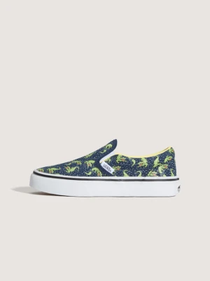 Vans - Buty dziecięce Classic Slip-On (4-8 lat)unisex, Niebieski, Size:
