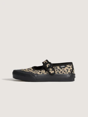 Vans - Buty dziecięce Mary Jane Leopard (4-8 lat)unisex, Czarny, Size: