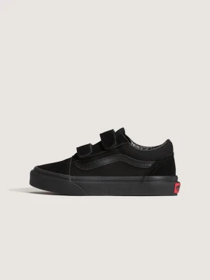 Vans - Buty dziecięce na rzepy Old Skool (4-8 lat)unisex, Czarny, Size: