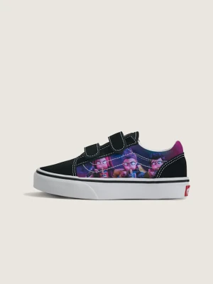 Vans - Buty dziecięce na rzepy Old Skool KPop Demon Hunters (4-8 lat)unisex, Fioletowy, Size: