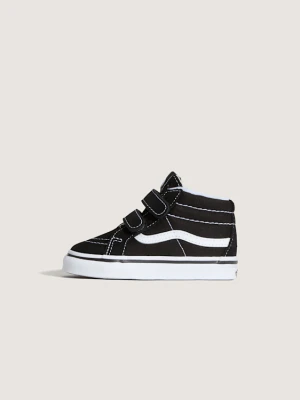 Vans - Buty dziecięce na rzepy Sk8-Mid Reissue (1-4 lata)unisex, Czarny, Size: