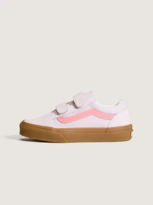 Vans - Buty dziecięce Old Skool V (4-8 lat)unisex, Różowy, Size:
