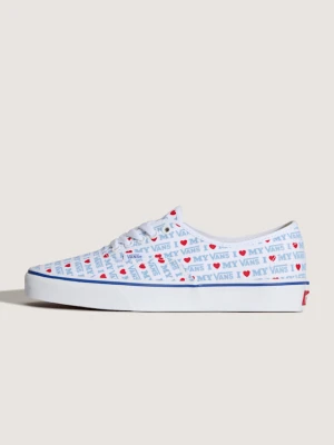 Vans - Buty I Love My Vans Authentic, male, Biały, Size: