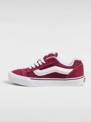 Vans - Buty Knu Skool, male, Bordowy, Size: