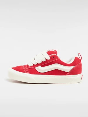 Vans - Buty Knu Skool, male, Czerwony, Size: