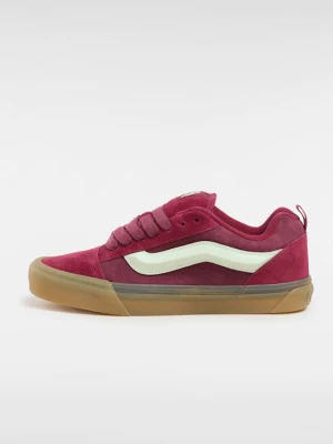 Vans - Buty Knu Skool, male, Czerwony, Size: