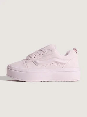 Vans - Buty Knu Skool Platform Lite, male, Różowy, Size: