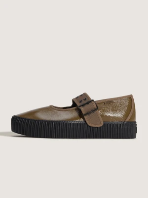 Vans - Buty Mary Jane Creeper, male, Brązowy, Size: