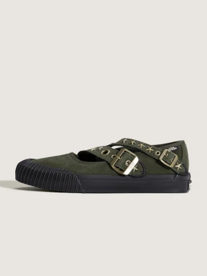 Vans - Buty Mary Jane Straps, male, Zielony, Size: