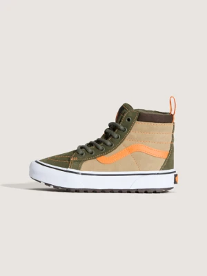 Vans - Buty młodzieżowe Sk8-Hi Water Resistant Checkerboard (8-14 lat)unisex, Zielony, Size: