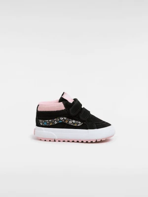 Vans - Buty na rzepy dla dzieci MTE Sk8-Mid Reissue (1-4 lata)unisex, Czarny/Różowy, Size: