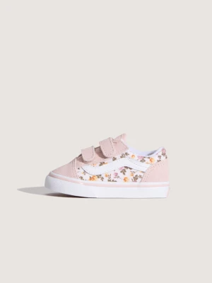 Vans - Buty na rzepy dla dzieci Old Skool (1-4 lata)unisex, Różowy, Size: