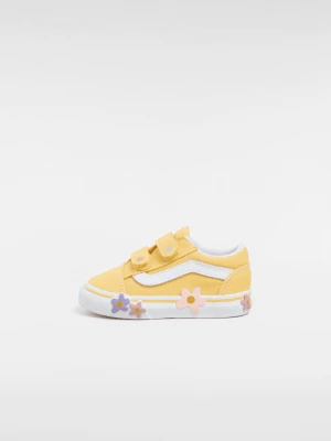 Vans - Buty na rzepy dla dzieci Old Skool (1–4 lata)unisex, Żółty, Size: