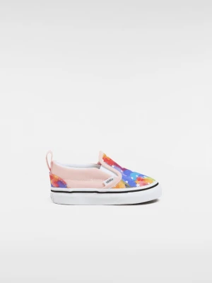 Vans - Buty na rzepy dla dzieci Slip-On V Glitter (1-4 lata)unisex, Różowy, Size: