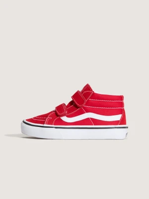 Vans - Buty na rzepy SK8-Mid Reissue dla starszych dzieci (4–8 lat)unisex, Czerwony, Size: