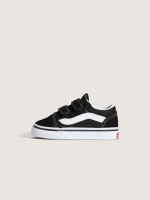 Vans - Buty niemowlęce na rzepy Old Skool (1-4 lata)unisex, Czarny, Size: