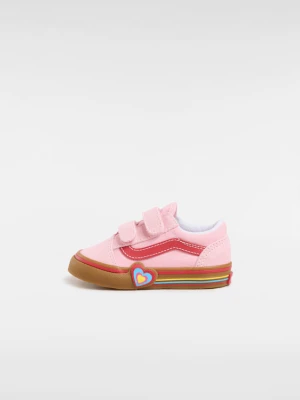 Vans - Buty niemowlęce Old Skool (1-4 lata)unisex, Różowy, Size:
