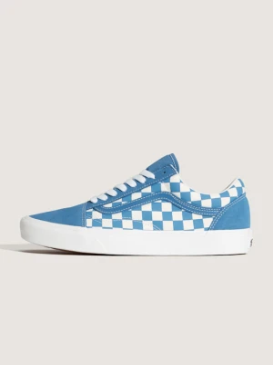 Vans - Buty Old Skool Checkerboard, male, Niebieski, Size: