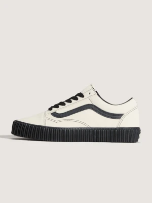 Vans - Buty Old Skool Creeper, male, Biały, Size: