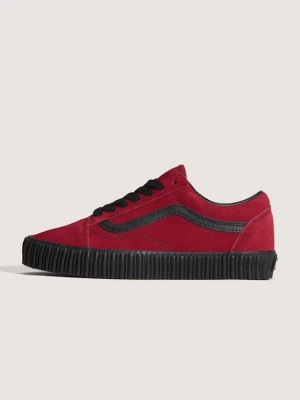 Vans - Buty Old Skool Creeper, male, Bordowy, Size: