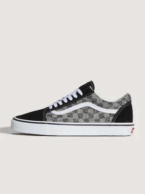 Vans - Buty Old Skool Denim Checkerboard, male, Czarny, Size: