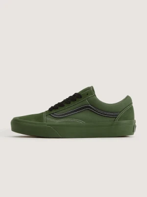 Vans - Buty Old Skool, male, Czarny/Zielony, Size: