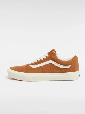 Vans - Buty Old Skool, male, Pomarańczowy/Brązowy, Size: