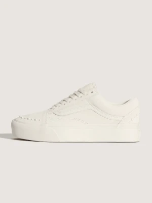 Vans - Buty Old Skool Platform, male, Biały, Size: