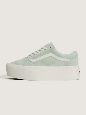 Vans - Buty Old Skool Platform, male, Zielony, Size: