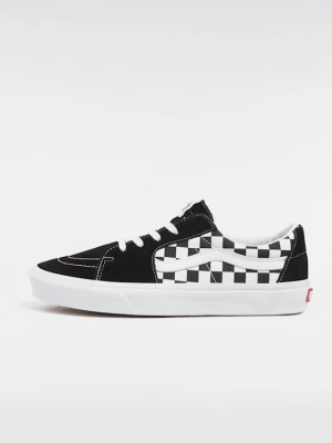 Vans - Buty płócienno-zamszowe SK8-Low, male, Czarny, Size:
