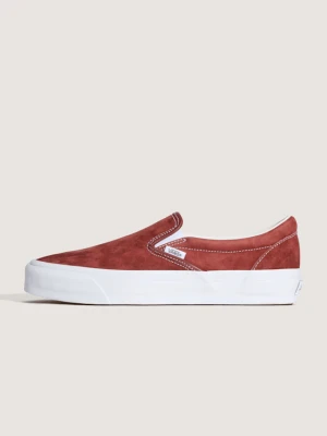 Vans - Buty Premium Classic Slip-On, male, Bordowy, Size: