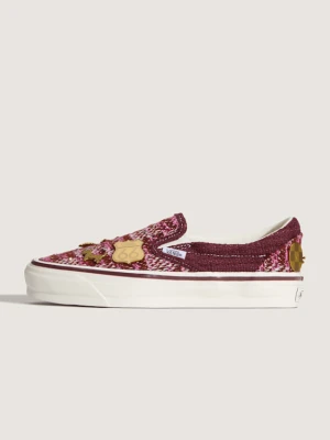 Vans - Buty Premium Classic Slip-On, male, Różowy