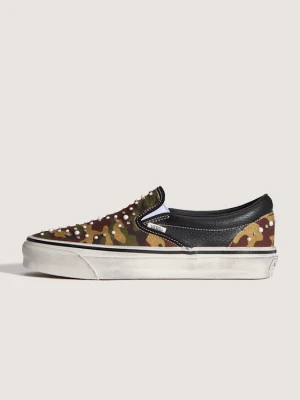 Vans - Buty Premium Classic Slip-On, male, Czarny, Size: