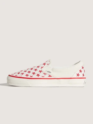 Vans - Buty Premium Classic Slip-On, male, Czerwony, Size: