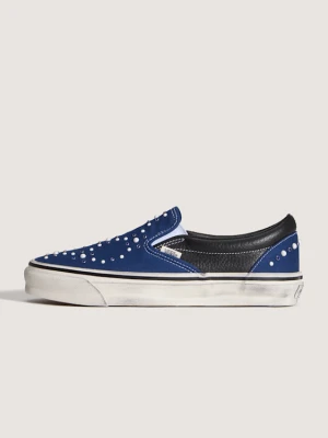 Vans - Buty Premium Classic Slip-On, male, Niebieski, Size:
