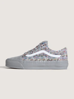 Vans - Buty Premium Old Skool, male, Szary, Size: