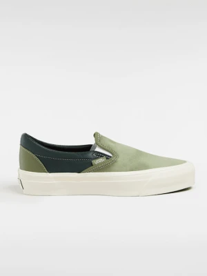 Vans - Buty Premium Slip-On 98 Satin, male, Zielony, Size: