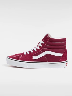Vans - Buty Sk8-Hi, male, Bordowy, Size: