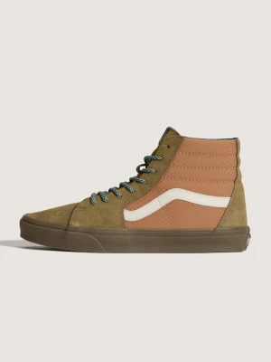 Vans - Buty Sk8-Hi, male, Brązowy, Size: