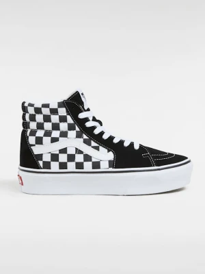 Vans - Buty Sk8-Hi Platform 2.0, female, Czarny/Biały, Size: