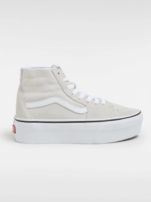 Vans - Buty Sk8-Hi Tapered Stackform, female, Szary, Size: