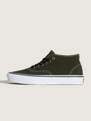 Vans - Buty Skate Authentic Mid, male, Zielony